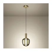 Eglo 390463 -LED zatemljiv lestenec na kablu FRUITERA 1xLED/5,5W/230V + 1xLED/1,6W zlata
