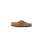 BIRKENSTOCK Nizki natikači Boston SFB svetlo rjava
