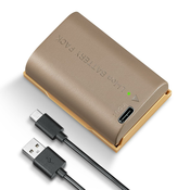 K&F LP-E6NH 2250mAh, Type C Mount Direct Camera Battery