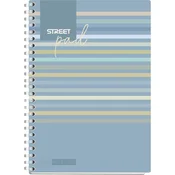 ZVEZEK ŠPIRALA S.PAD LINES A5 5M, KARO 100L, 67144