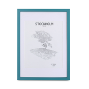 Casa Chic Kenton, okvir za sliko, pravokoten, 70 x 50 cm, mat, pleksi steklo (CL-50X70-TEAL)