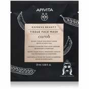 Apivita Express Beauty Carob maska iz platna z razstrupljevalnim učinkom