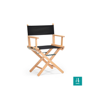 HPRC LOW DIRECTOR CHAIR - NATURAL
