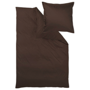 Curt Bauer POSTELJNINA Livorno 140/200 cm damast rjava