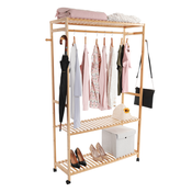 Organizator garderobe, natur bambus, MELAR