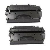 Komplet HP 80X / CF280X / LaserJet Pro 400 M401, M425 kompatibilna tonerja (2) - 2 Ă— ÄŤrna