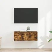 TV zidni ormar Zidne 2 pcs Dimljeni hrast 39 x 31 x 29,5 cm