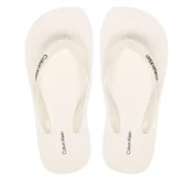 Japonke Calvin Klein Arwa - Metallic Pearlised Flip Flops HW0HW02956 Bela
