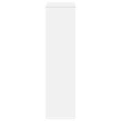 Sobna pregrada bijela 100 x 33 x 125,5 cm konstruirano drvo