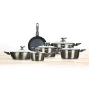 Banquet set posode Metallic Platinum, 11 kos