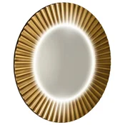 Okroglo ogledalo PRIDE z osvetlitvijo LED v okvirju s premerom dia. 90 cm, bron - 90 cm - Sapho - PRIDE - 24 - MDF - Lepilo - Obroč - 900 - 900 - IP44 - 1968 - 23 - Osvetljena ogledala - 14