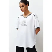 Trendyol Milla Ženska majica TWOSS24TS00112, Bela