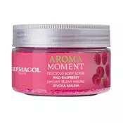 Aroma Moment Opojni piling za telo z divjo malino (slasten piling za telo) 200 g