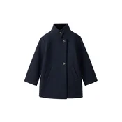 MANGO KIDS Plašč BRUNA temno modra
