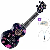 Mahalo Heart Basic SET Heart Black Soprano ukulele