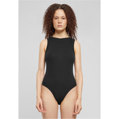 Womens Rib Tank Body - Black