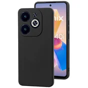 GS Ovitek za Infinix Hot 40i, Silikonski Lite, Črn