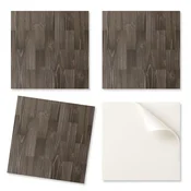 shumee PVC stenske ploščice z vzorcem za sobo z vzorcem lesene deske 4x50x50 cm
