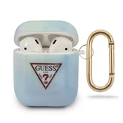 Guess Guess GUACA2TPUMCGC02 etui za AirPods 1/2 Gen. Tie & Dye - moder