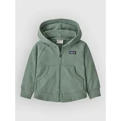 Patagonia Full Baby Kids jopica s kapuco cover green