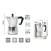 KMT Moka pot, 1 šoljica, Srebrne bolje