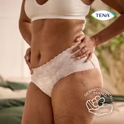 Tena Silhouette Plus ženske gaćice za inkontinenciju s niskim strukom - M 12 kom - bijela