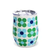Potovalni lonček 350 ml Blue and green Daisy – Rex London