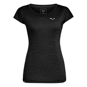 Salewa PUEZ MELANGE DRY W S/S TEE, ženska majica za planinarenje, crna 26538
