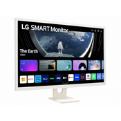 Monitor LG 32SR50F-W 32/IPS/1920x1080/60Hz/8ms GtG/HDMIx2,USB/zvucnici/VESA/smart/bela