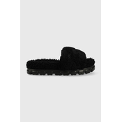 Vunene papuce UGG W Cozetta Curly boja: crna