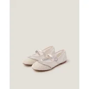 Monsoon Children Baletanke za devojcice Glitzy Pearly Bow Princes, Slonovaca