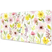 Decormat Podloga za pisalno mizo Colorful flowers 120x60 cm