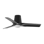 FARO 33827WT-1TW-LED stropni ventilator HEY TUB sa prigušiva, LED/10W/230V, crna, O90 cm WT+DO