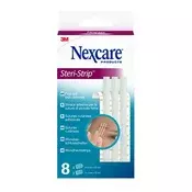 Trake za zatvaranje rana, razne veličine, 8 kom, 3M Nexcare SteriStrip 7100251045