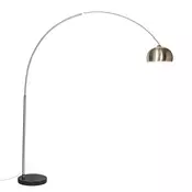Jeklena ločna svetilka z kovinskim odtenkom 33 cm nastavljiv - XXL