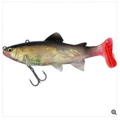 Silikonska vaba FLADEN Conrad Great softfish 20cm 123g black/silver | 20-01123-08