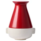 VINTERFINT Cinija s poklopcem, crvena/bela, 18 cm