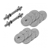 GORILLA SPORTS Set od 2 podesive bucice od livenog gvožda 27.5 kg
