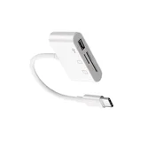 INF USB-C 3-v-1 čitalec kartic SD+TF+USB, hitri prenos, 2 kosa, (5000276580)