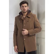 PLT9335 DEWBERRY MENS COAT-CAMEL