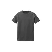 AllSaints Majica BRACE temno siva