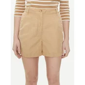 Tommy Hilfiger Kratke hlače iz tkanine WW0WW41603 Bež Relaxed Fit