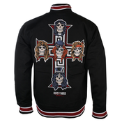 Moška jakna PRIMITIVE x GUNS N' ROSES - Cross Varsity - črna - pa323150-blk