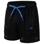 Kratke hlače s suspenzorjem SHER-WOOD Mesh Shorts Black Senior XXL