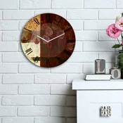 Opviq MDF Zidni sat 30cm Šareni