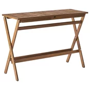 NÄMMARÖ Sklopivi sto, svetlosmede bajcovano, 108x37 cm