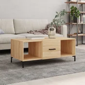 Stolic za kavu boja hrasta 102 x 50 x 40 cm konstruirano drvo