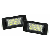 Mstyling LED osvetlitev registrske tablice z ohišjem Audi A1, A4, A5, Q5, TT, A6, A7, Škoda Yeti, Fabia, Superb, VW Passat B6