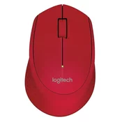 LOGITECH LOGITECH M280 RDEČA BREZŽIČNA PISARNIŠKA MIŠKA USB 1000 DPI, (21956897)