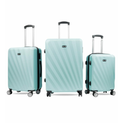 Aga Travel Komplet potovalnih kovčkov MR4653 Turquoise